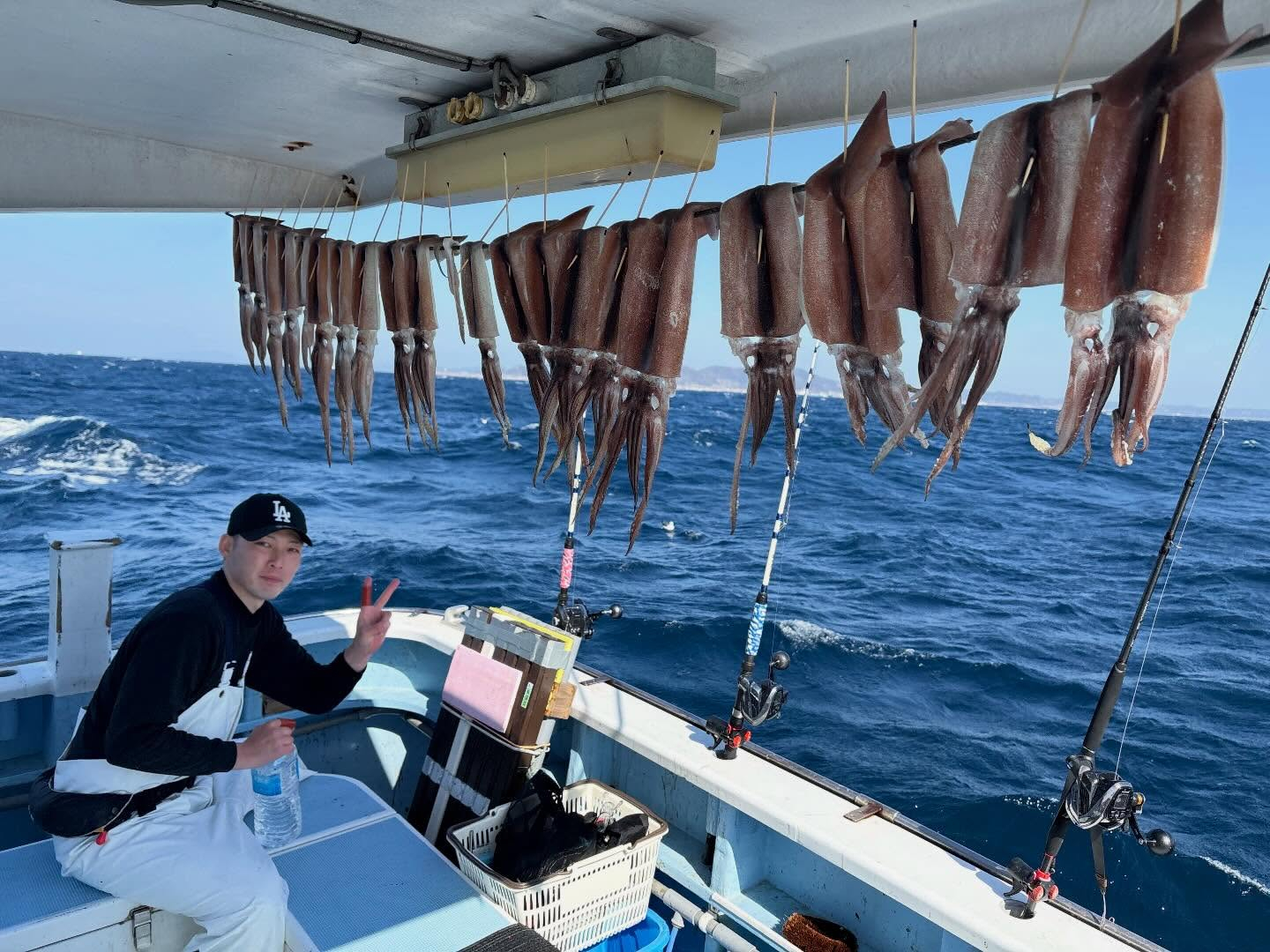 2月15日(日)ヤリイカ/トラフグ